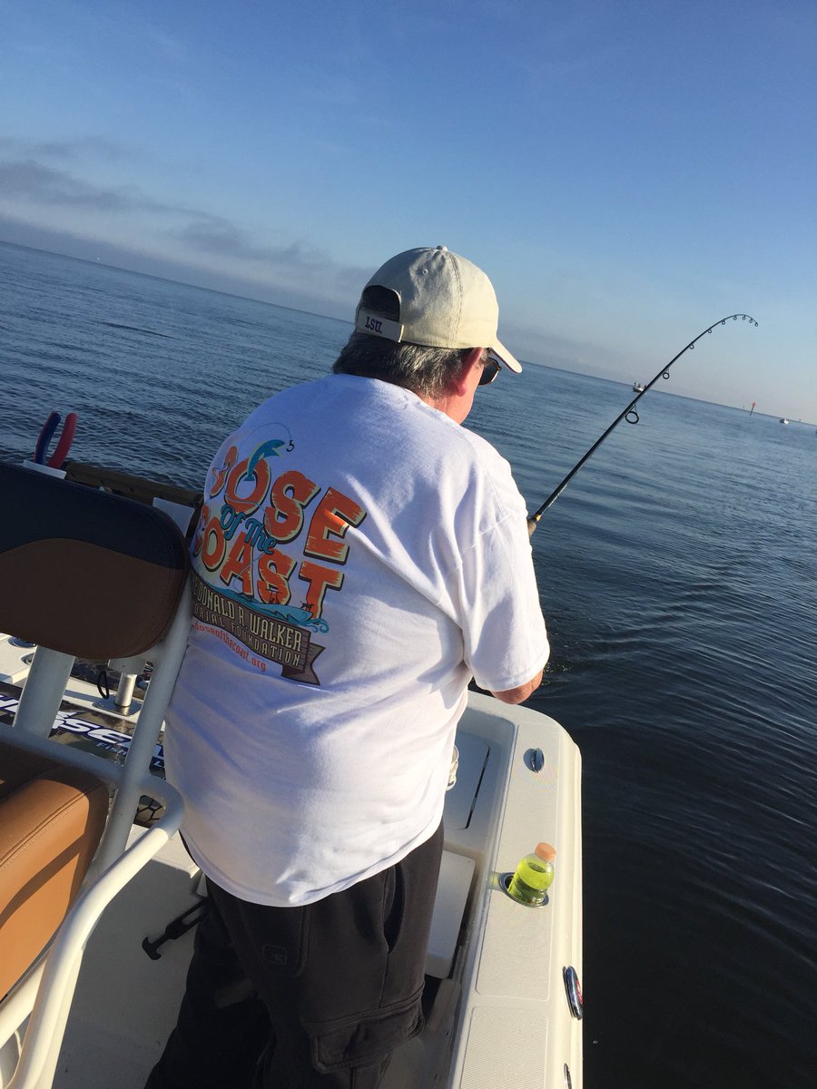 DoseOfTheCoast's tweet photo. Mr Al received a Dose of the Coast with Captain Matt McCabe, Pro Edge Fishing Charters, this week. #fishing #louisiana #liftingspirits https://t.co/OOJ6kzwKFi
