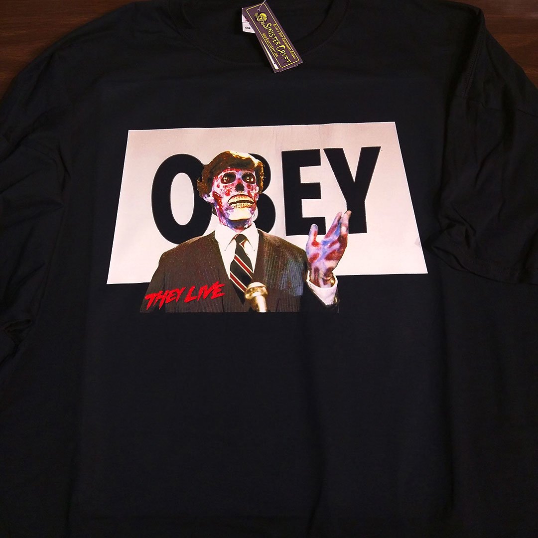 SinisterCrypt's tweet photo. They Live OBEY T-shirt:
https://t.co/bkjDAydZJO
#TheyLive #OBEY #SinisterCrypt https://t.co/rQhz5kRJWa