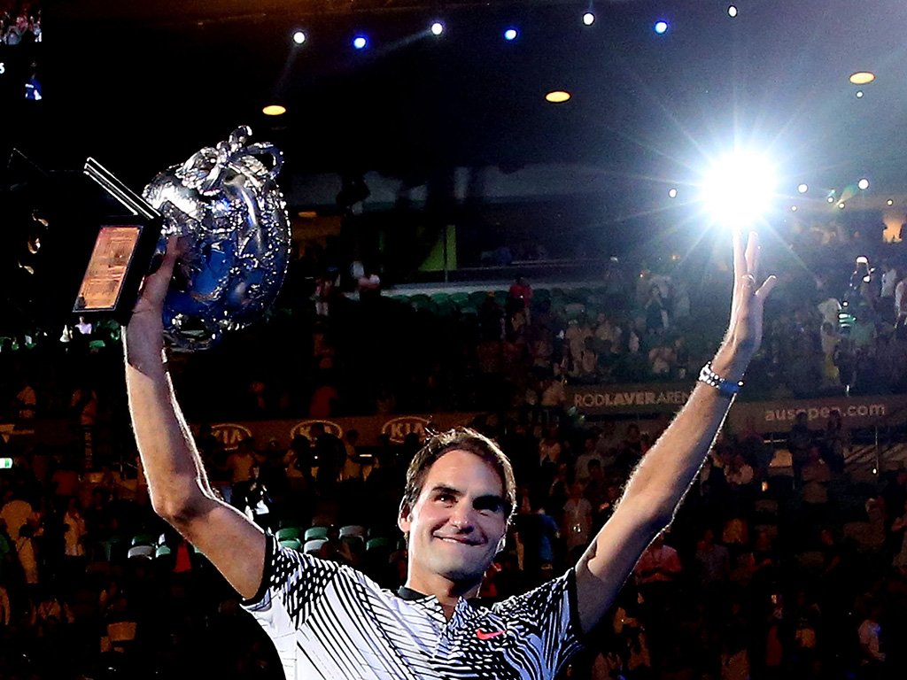 AustralianOpen's tweet photo. 15x Fans' Favourite Award ✅ 
13x Stefan Edberg Sportsmanship Award ✅ 
@ATPWorldTour Comeback Player of the Year ✅ 

Congratulations @rogerfederer. https://t.co/zH5REdqO6s
