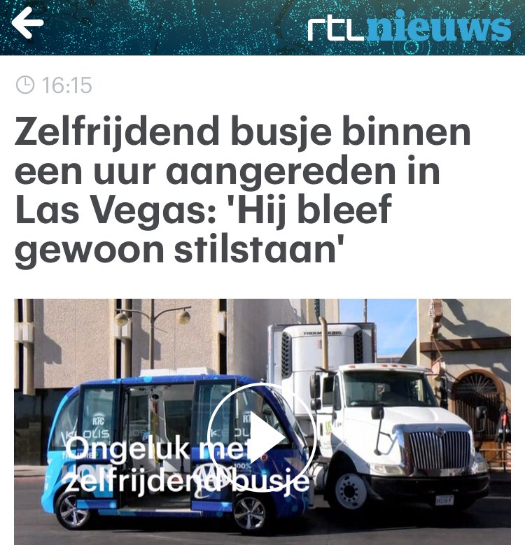 stevenvanroon's tweet photo. Door mens bestuurde truck rijdt stilstaand busje aan in Las Vegas: ‘Hij bleef gewoon doorrijden’ https://t.co/0iNeBC1D9d