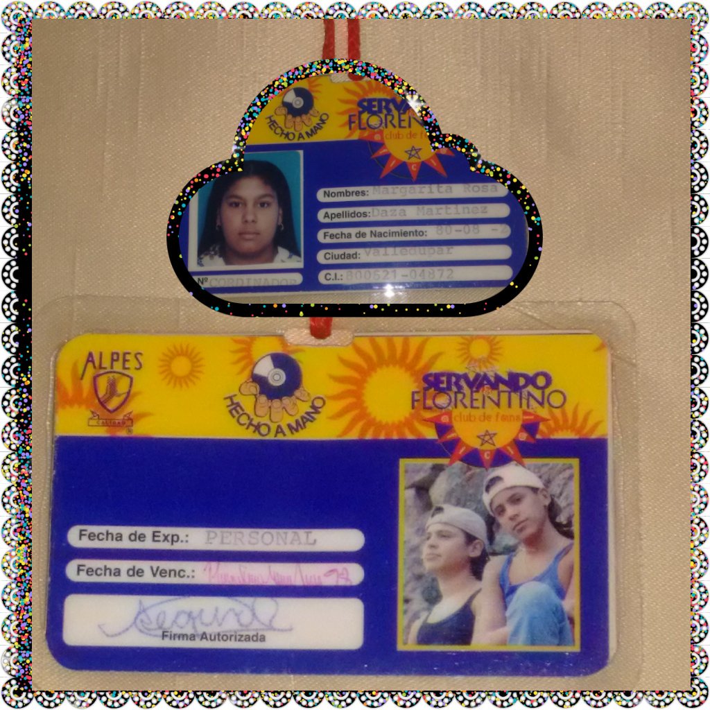 Amada_daza's tweet photo. Miren lo que me encontré en el baúl de los recuerdos el carnet del Club de Fans 1998 @servando @florentino 😍😍 @losprimeracol  @SyF_Cucuta https://t.co/n6nVsbhwDM