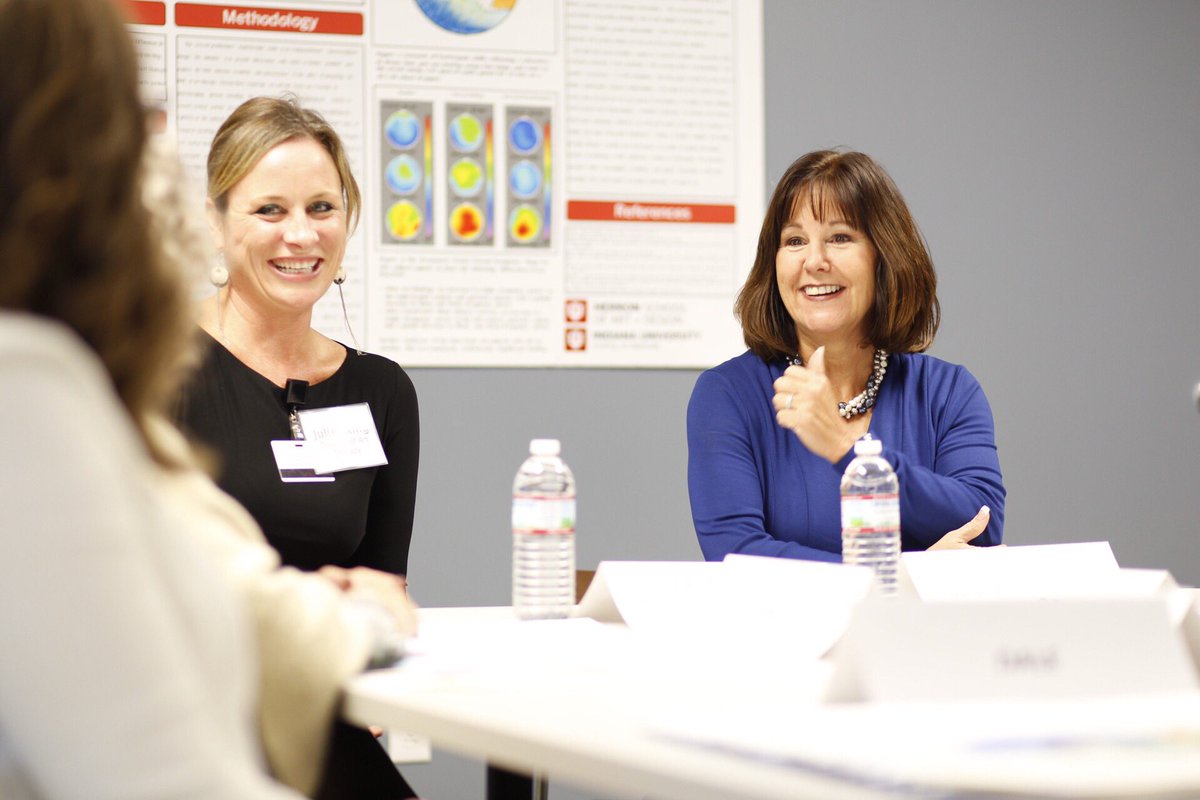 IndianaUniv's tweet photo. .@SecondLady #KarenPence: “#ArtTherapy is not well-known, but I hope to change that. It is evident when I visit art therapy programs across the U.S. and the world, that art therapy is making a positive difference.” https://t.co/MUBkVPfh5K