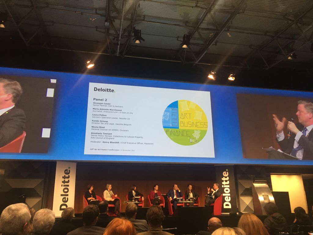 Collectrium's tweet image. Wonderful experience at @Deloitte Art &amp;amp; Finance conference in #Milan. #artmarket #artandfinance #artreport #deloitte @ArtTactic