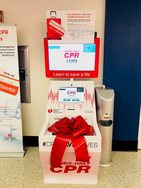 OswaldCompanies's tweet photo. "CPR can double or even triple a person's chance of survival. We want to rewrite that ending. We want more people to survive and take 5 minutes to learn how." -@RobertKlonk, CEO of Oswald. #CPRoswald @ClevelandAHA https://t.co/i5hOenRtYp
