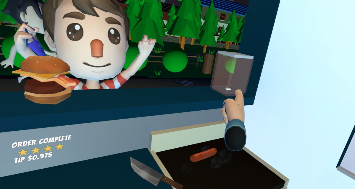 NeverLucky_GS's tweet photo. Check out Order Up VR on #Steam / #SteamNewRelease! Great cooking sim! https://t.co/hMvvIzgDMs #indiedev #indiegame #VR #VirtualReality #FamilyFriendly https://t.co/meZ86fNUR8