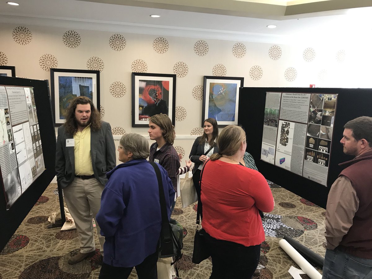 #msstate is at #seac2017 - AMEC students Jim Strawn, Cody Oscarson, and Hunter Saunders presented research posters this morning. Congrats to everyone involved!