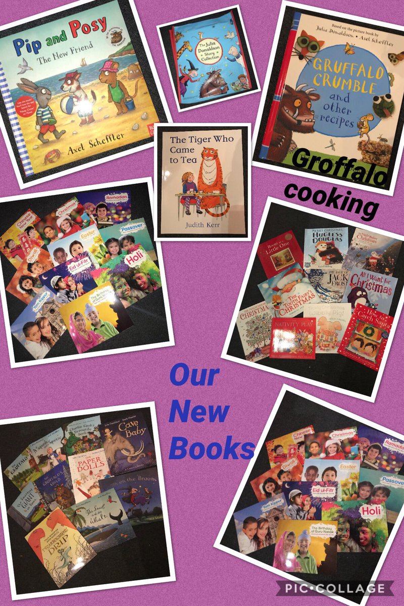 micharcherlcdt's tweet photo. Our new book order arrived today! We hope this will encourage the children to have a love of books while furthering their knowledge of the world and developing their language and communication skills. https://t.co/wj7WTJn1VC