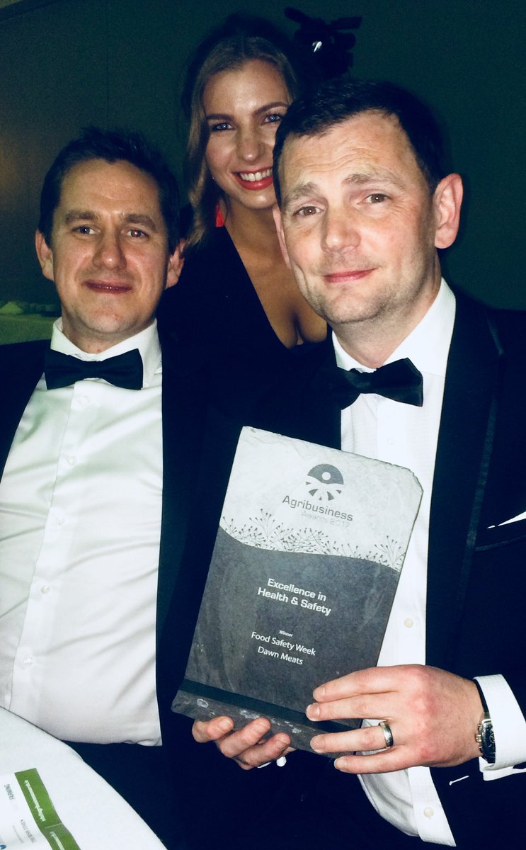Not a bad start 🙌🏼 #AgribusAwards #DawnMeats #ExcellenceinHealthandSafety