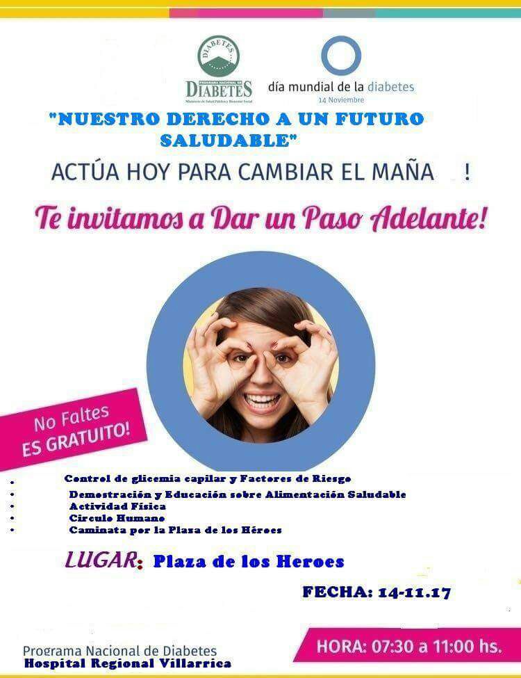 PnDiabetes's tweet photo. Festejos en conmemoración al día mundial de la diabetes https://t.co/Xh5o91esZy