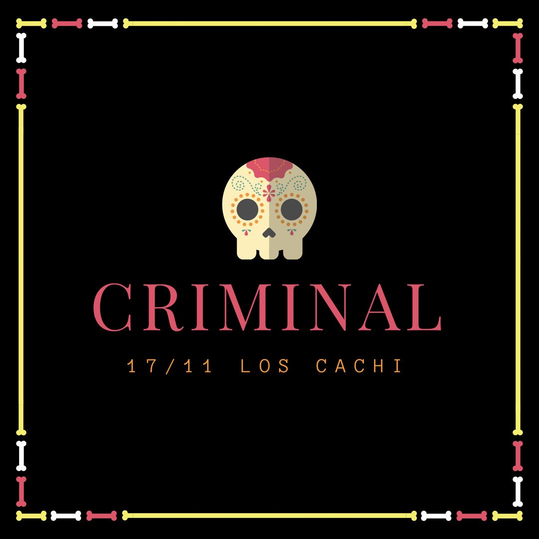 digitalLMS's tweet photo. 17/11 ✔️ sale la versión en vivo de “Criminal” 💀 de @los_cachi 🍸en @YouTube 👏🏻  Cumbia Cachivache #ClaroQueSi! 🎶 https://t.co/xoenhmVSx9