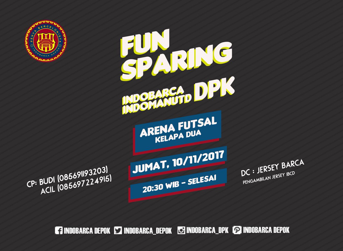 IBCDmerch's tweet photo. Pagi Cules, jangan lupa nanti ada event futsal @INDOBARCA_DEPOK , utk yg mau kumpulin Milo bisa juga pas futsal nanti malam les https://t.co/XU73Ebd4Pk