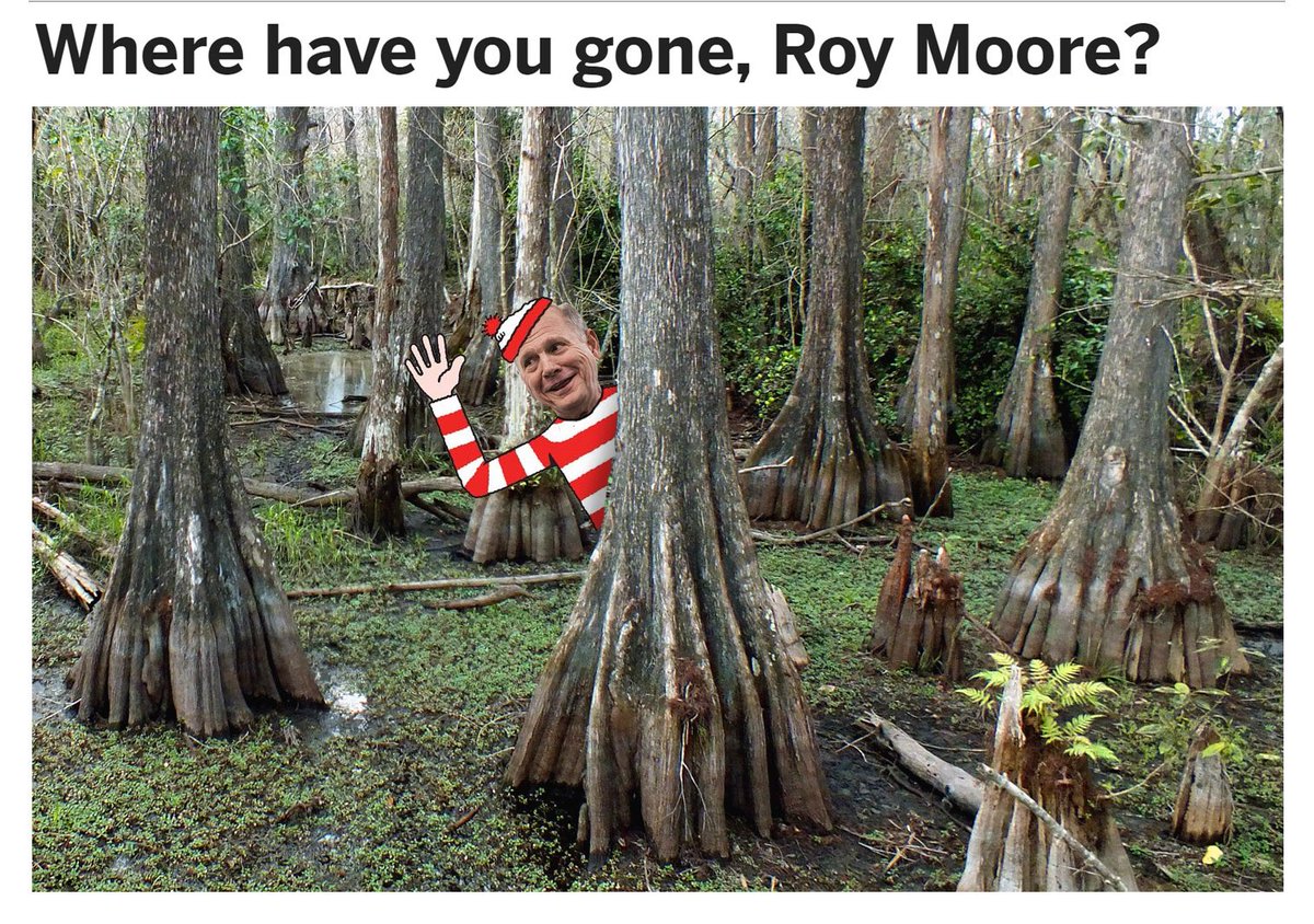 KudzuFrannie's tweet photo. @GDouglasJones It is so disturbing to me that a candidate refuses to participate in our participatory Democracy.
#WheresRoy?
#MooreForHimself
#Doug4US https://t.co/Rc0zCulyES