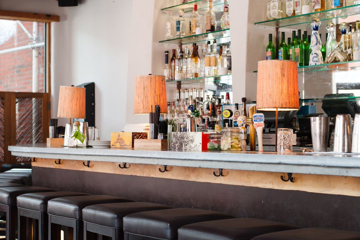 The bar is ready for ya 🍹 Come grab a seat!