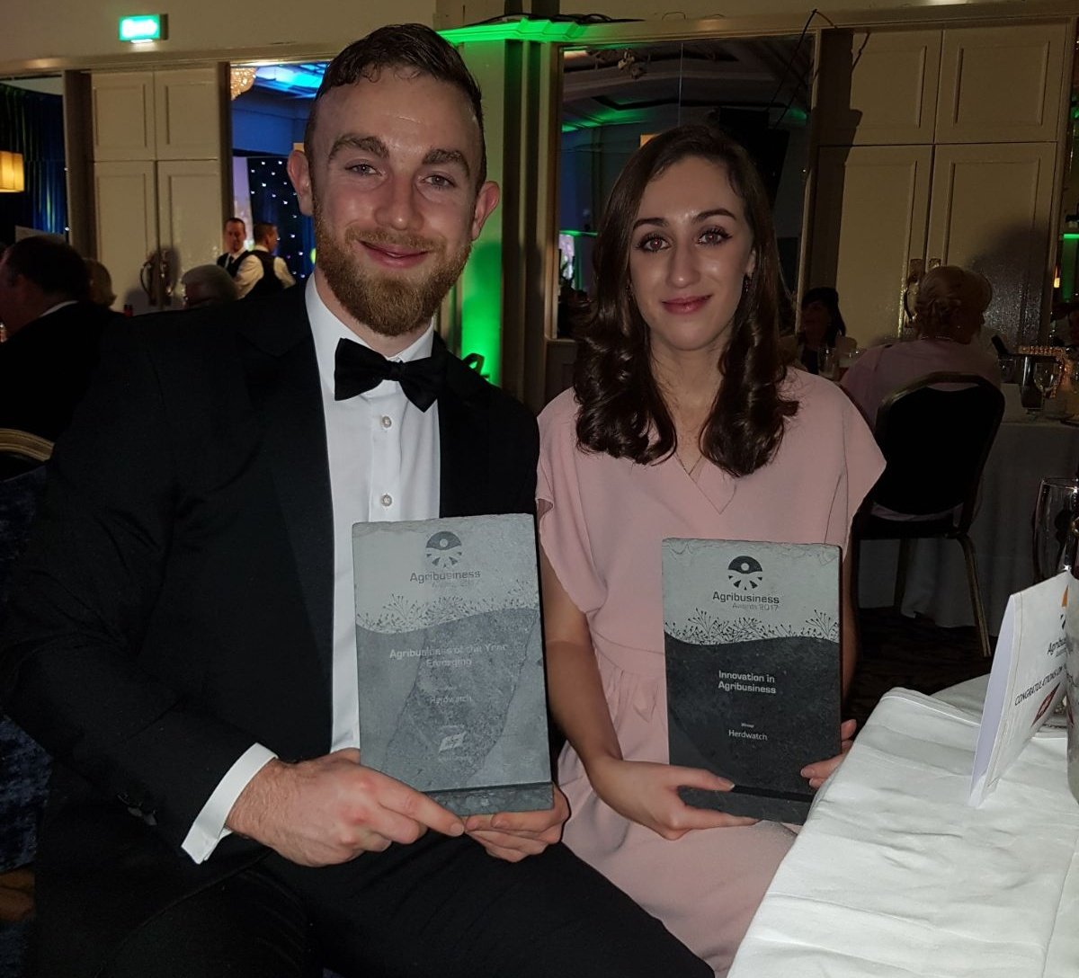 This will be forever known as #TheDouble, or possibly #DoubleTrouble... Delighted with the winzzzz #AgribusAwards