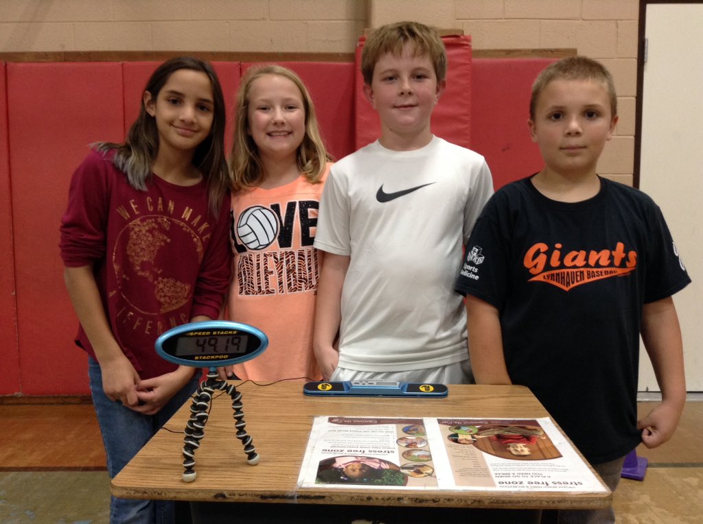 kgeslionsPE's tweet photo. 2nd-5th grade KGES stack teams #vbspeedstack https://t.co/tlJ7M5zdOR