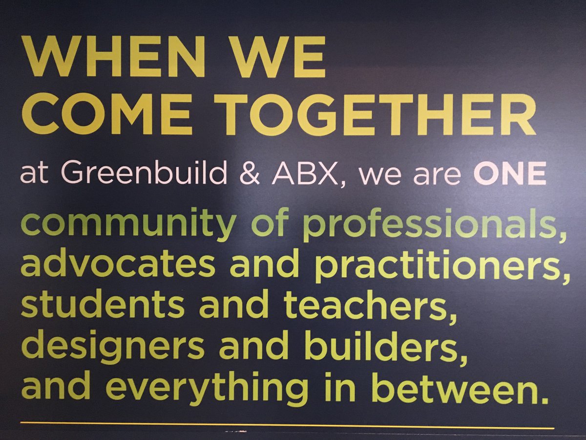 Thanks to everyone who shared their #Greenbuild17 experience with us <a href="/Greenbuild/">Greenbuild</a> #NetZero Zone <a href="/GBExpo/">Advertising</a> Booth 2813