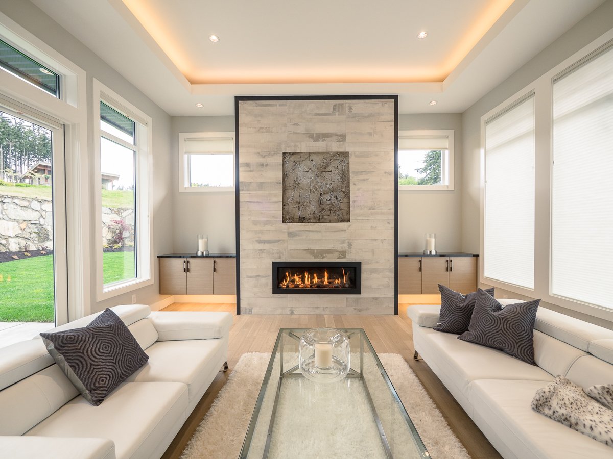 From sketch to reality. Who wants to curl up in front of this fireplace during this cold fall!? #reality #victoria #love #yyj #yyjdesign