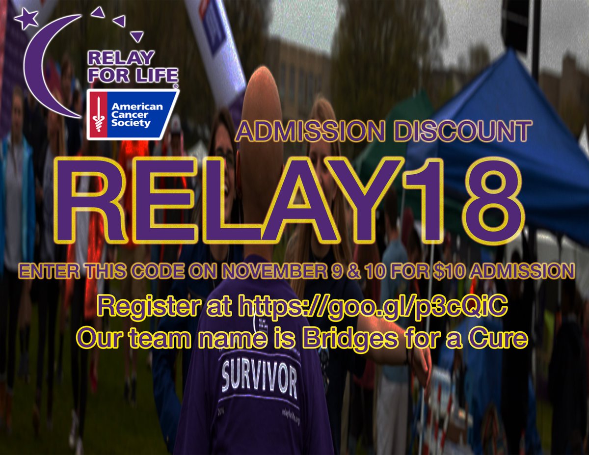 Bridges2Adelphi's tweet image. For the fourth year in a row, we will be participating in @AdelphiRelay on April 6. 2018. But did you know that you can register right now? If you register for our team Bridges for a Cure in the next two days, you can enter a code to pay a reduced admissions cost.