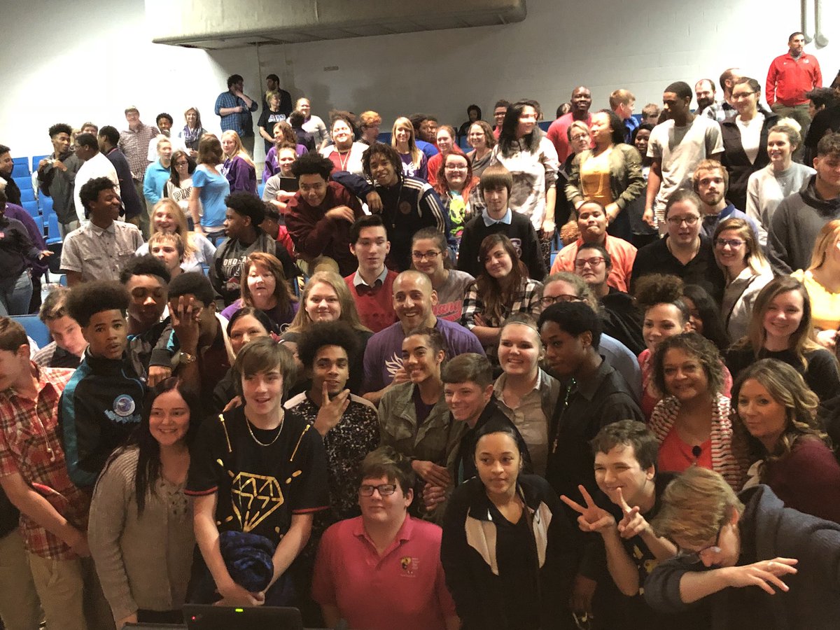 Thank you <a href="/KevinHinesStory/">Kevin Hines</a> for sharing your story with the students of @AIS_ThePhoenix <a href="/EVSC1/">EVSC</a>
