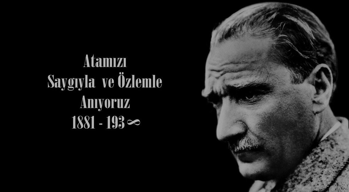 Türkiye Cumhuriyeti'nin kurucusu Ulu Önder Mustafa Kemal Atatürk'ü, aramızdan ayrılışının 79. yıl dönümünde şükran, özlem, saygı ve rahmetle yad ediyoruz.