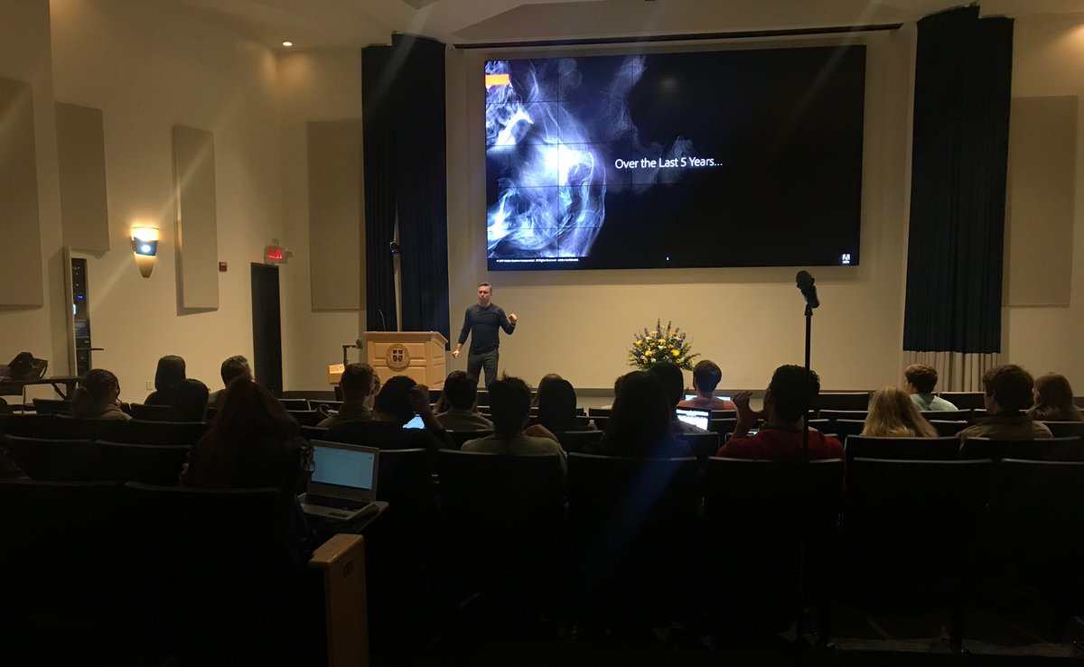 ATXhack4change's tweet photo. Great turnout for @paultrani from @Adobe, let's talk design. #ATXdesignweek #Adobe #AdobeMaxSneaks https://t.co/Go6Ye2m5eH