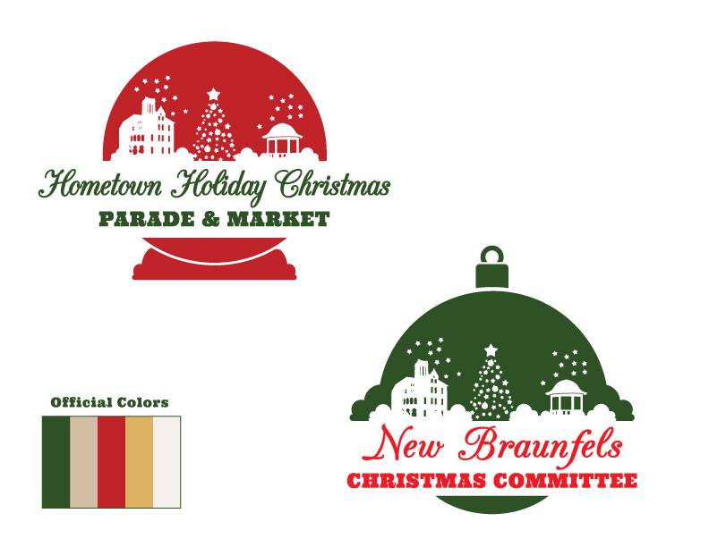 MaryMakingTX's tweet image. New logo set I've been working on this week, an excuse to listen to holiday music and drink spiced cider!  #newbraunfels 🎄