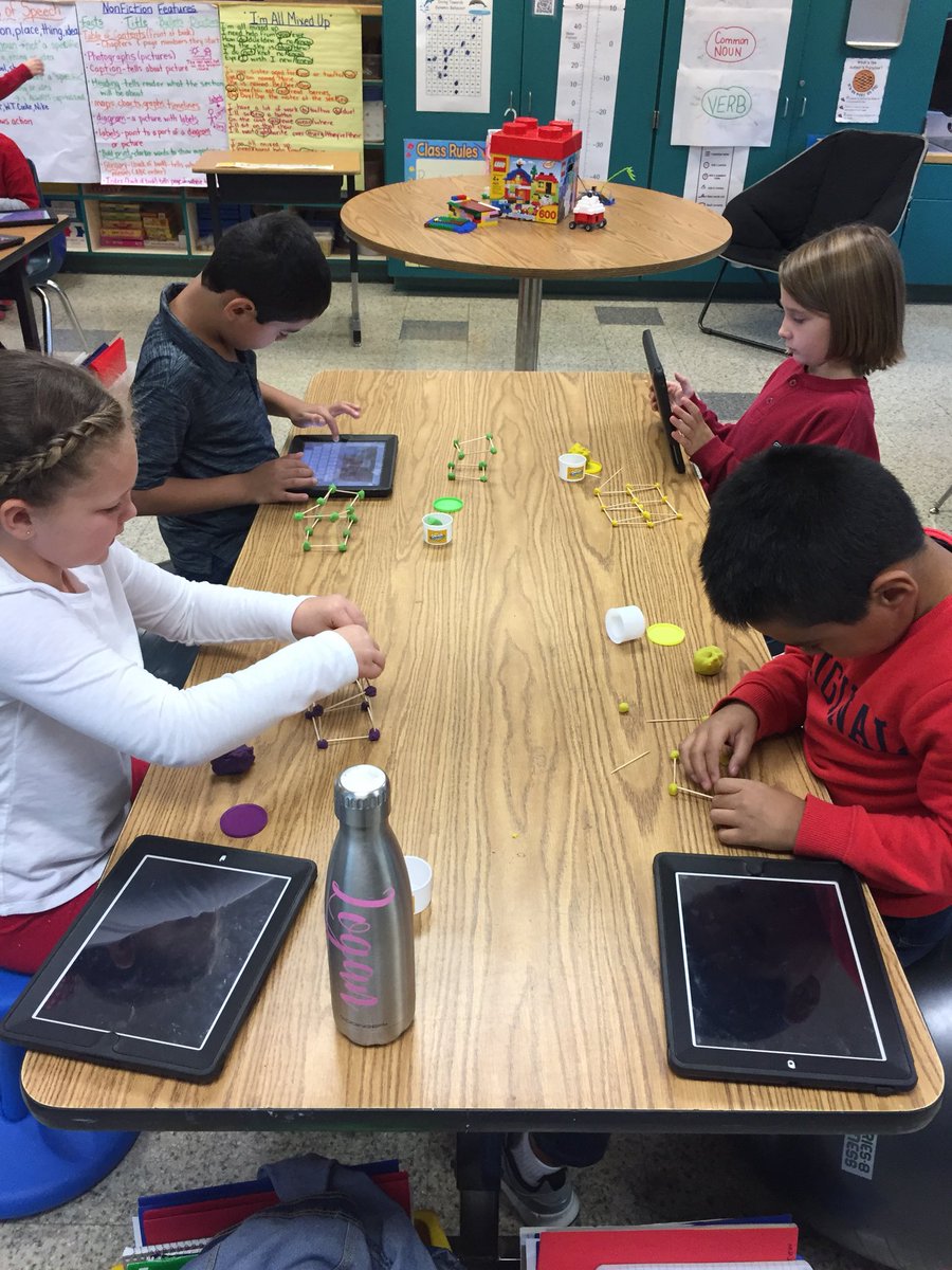 paulamott13's tweet photo. Building our way through #SolidFigures #HandsOn @Seesaw @CookePrincipal @CourtBoyce18 @vbschools https://t.co/KimEINQijo