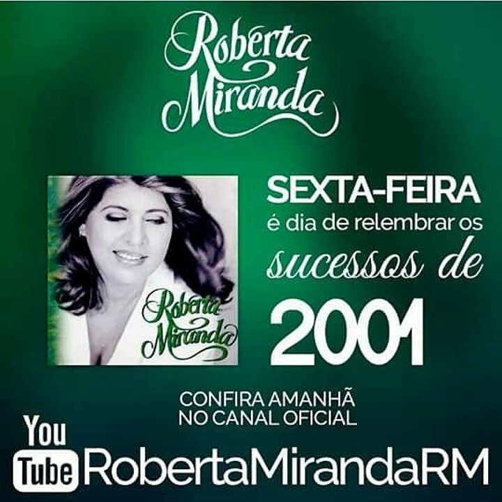 ladyneiagui2000's tweet photo. Se inscreva no Canal OFICIAL da @RobertaMiranda1 no Youtube e confira sucessos incríveis como este de 2001! Sucesso de vendagens e de execuções nas Rádios do Brasil!
🎵🎼🎵🎼🎵🎼🎵🎼🎵🎼
#FazAmorComigo
#AtracaoFatal
#BolerosNuncaMais
#PerderVoce e muito mais!!!
#DiscoDeOuro https://t.co/1hNajdZ0tS