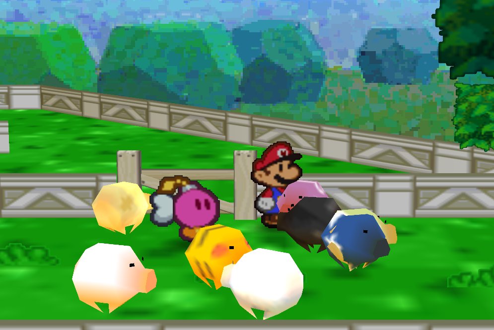 Anime Wallpaper HD Paper Mario Lil Oinks