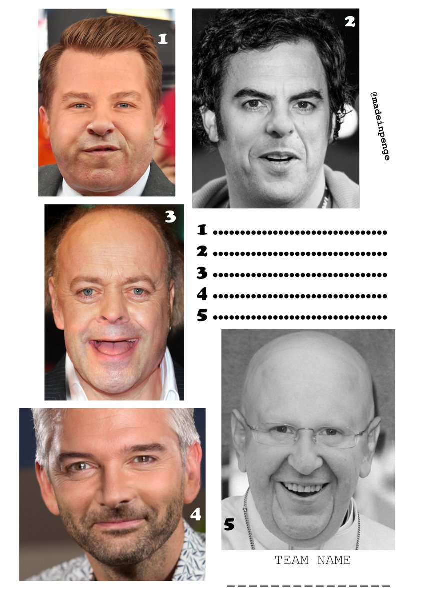 The #famousfaces jackpot at the <a href="/AlexandraPenge/">The Alexandra</a> has rolled over again. On Monday, there is an estimated £520 up for grabs. Can you get all 10 #famousfaces?