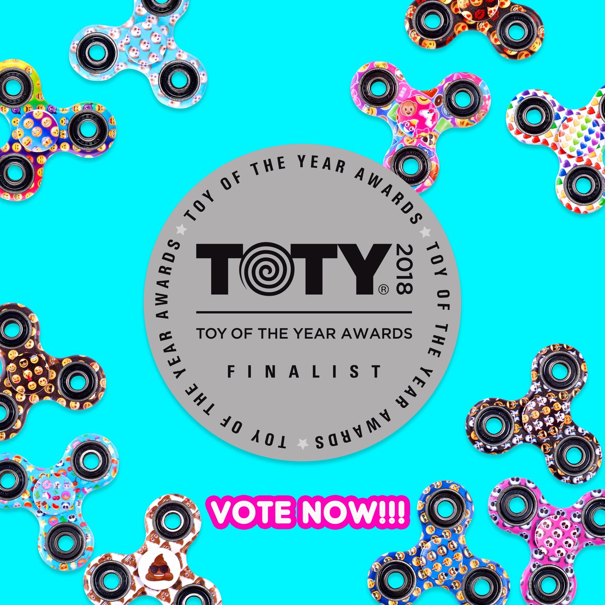toptrenz's tweet photo. #Toptrenz #SpinnerSquad has been nominated for Specialty #Toyoftheyear! 🎉🎉💃🎉🙌😊 Show us some love and give us your vote! Tap the link to place your vote now: https://t.co/EbKPJfmnIx https://t.co/i4IOgxcU3S