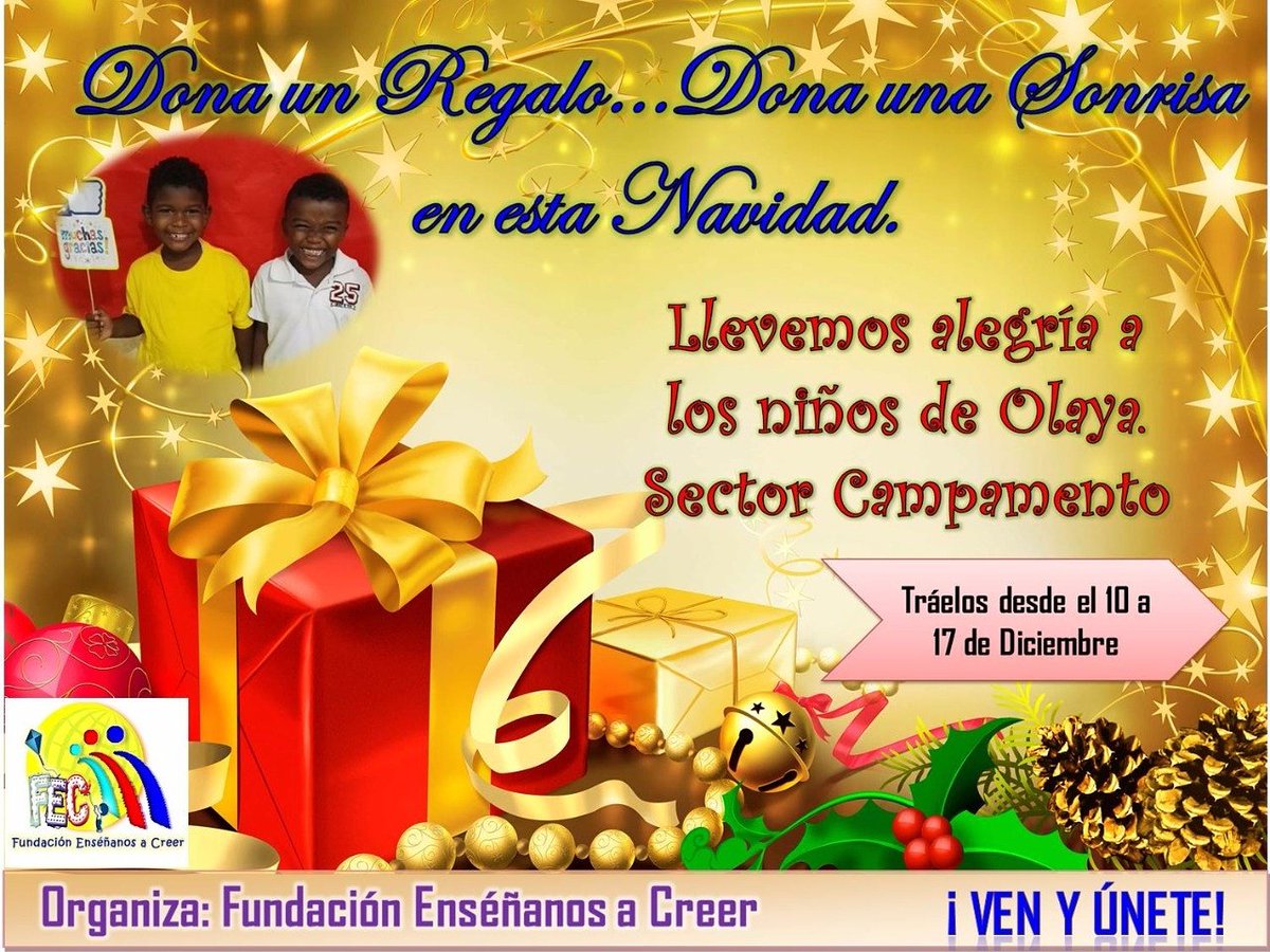 FEnsenanos's tweet photo. #porquejuntossomosmás..Llevemos alegría en esta navidad a los niños del Sector Progreso en Olaya Herrera..Ven y unete.. https://t.co/cdbHC9qD9t