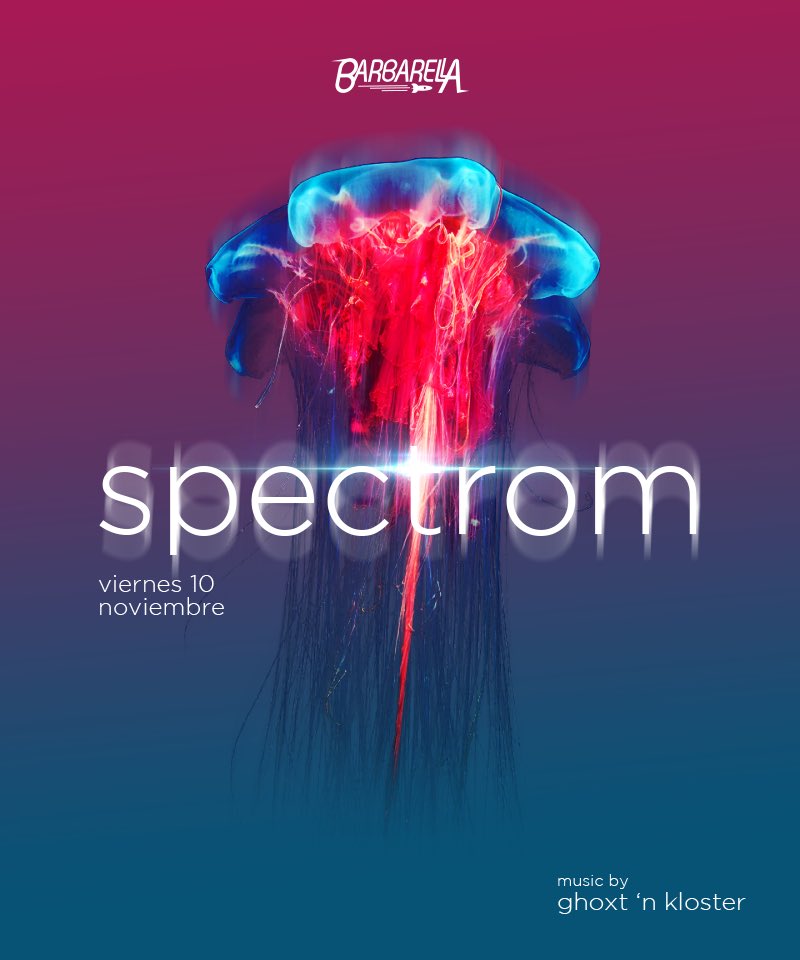 BarbarellaPy's tweet photo. 💫 MAÑANA vuelve #SPECTROM 👽. ¿Preparados para una nueva edición?
Musicaliza: Ghost &amp;  Kloster 👻 https://t.co/LMBRBBxX5y