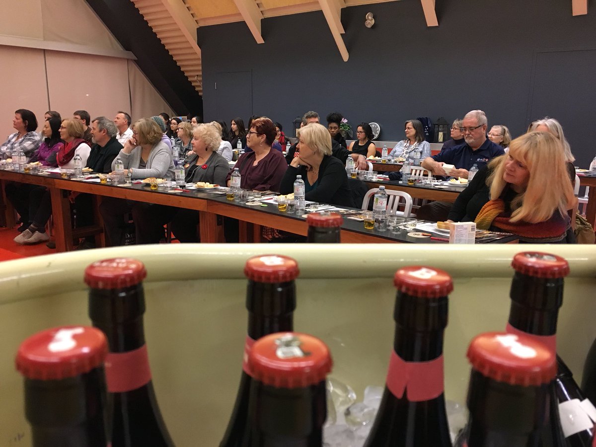JasonEllsmere's tweet photo. Teaching people about beer, wine and cheese @LoblawsON Victoria Park #Toronto. @beausallnatural Mmmmmm learning. https://t.co/cSQueNqN5U