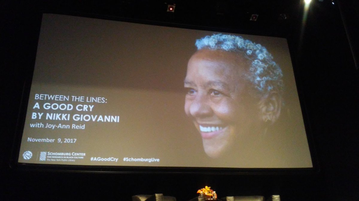 AleathiaBrown's tweet photo. Aleathia touching herstory with Nikki Giovanni at the Schomburg Center Harlem a night #wowerful #poetry #story https://t.co/QqAoYx4LY0