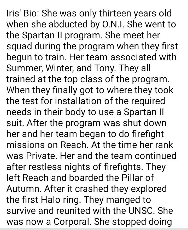 SpartanT108's tweet image. {Iris' Info, Bio and Appearance}