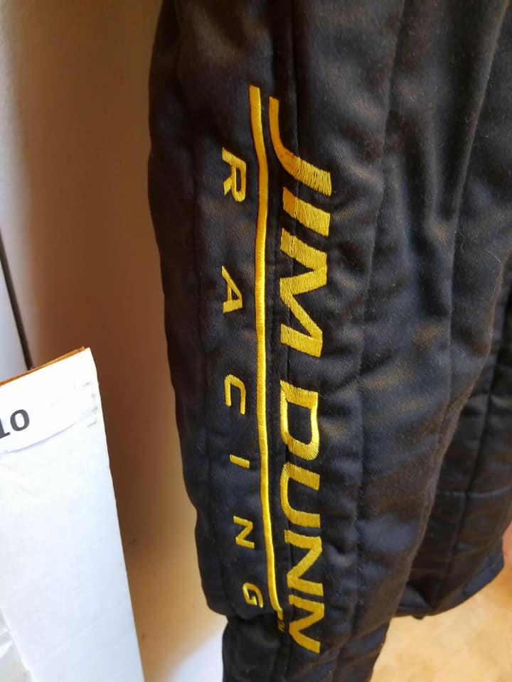 JimCampbellFC's tweet photo. Awesome firesuit! Ready for #AutoClubFinals Thanks #DJSafety! @JimDunnRacing @MoonEquip @reedsgingerbrew @7eleven @ObertoBeefJerky https://t.co/WJcKtjxYZU