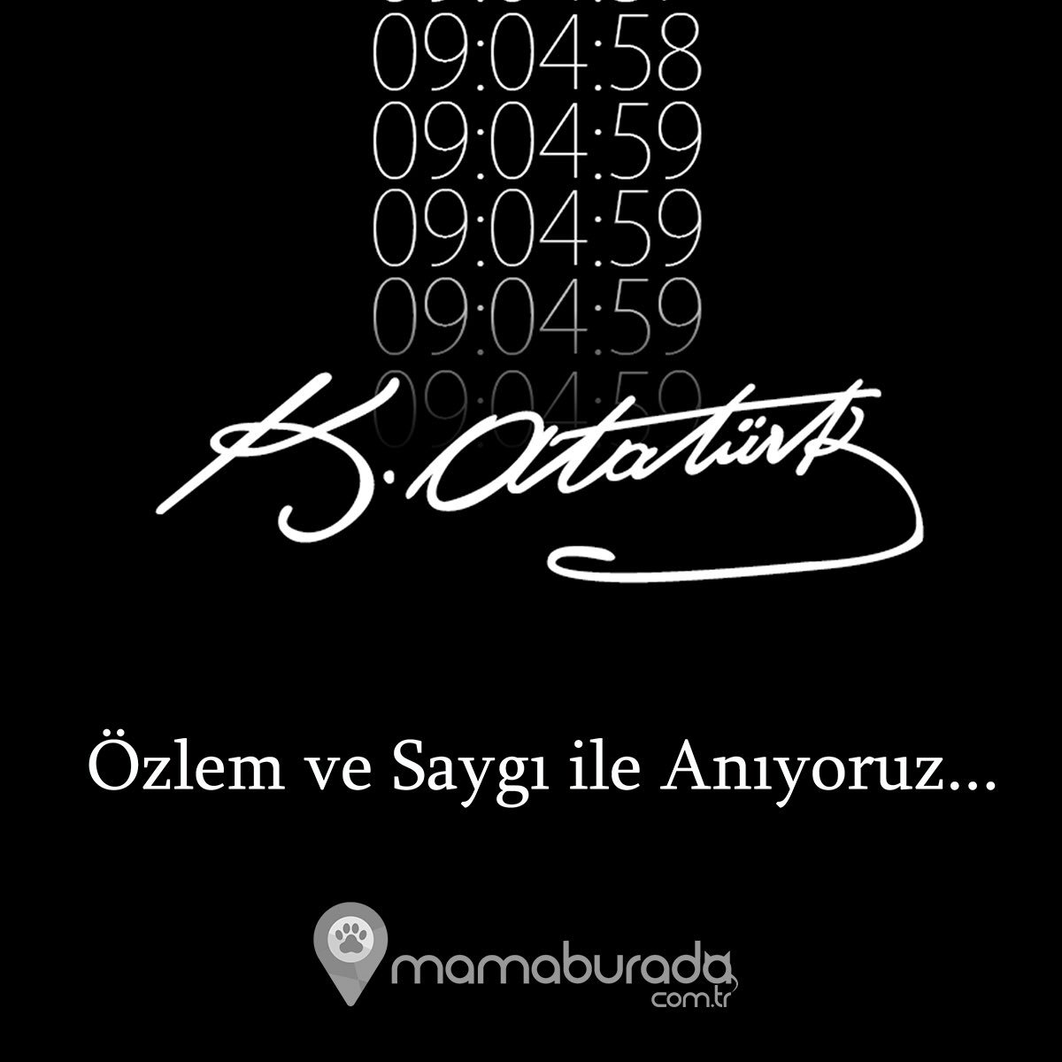 Sevgi, saygı, şükran ve özlemle anıyoruz..
#10kasim
#MustafaKemalAtaturk