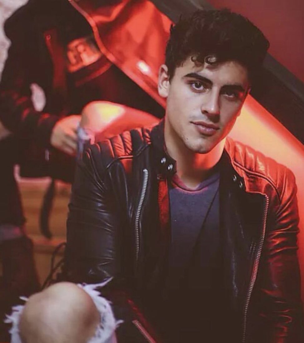 Taking a page out of my boyfriend’s book.  Leather and ripped jeans.