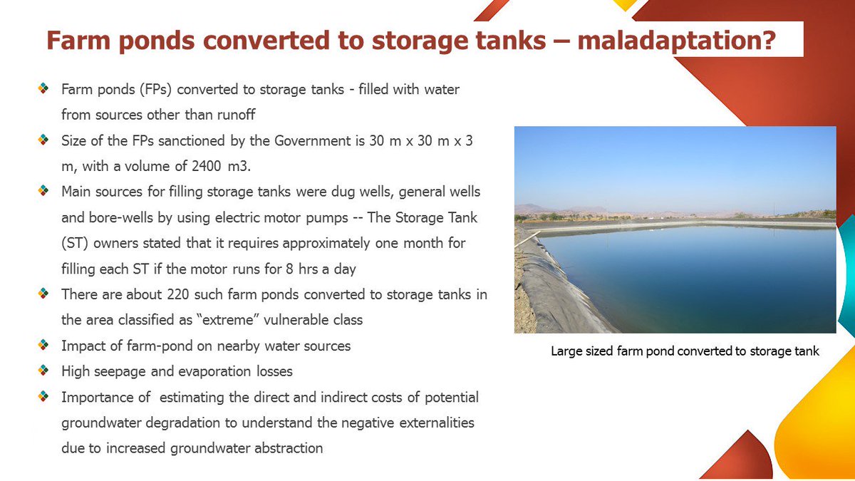 iihsin's tweet photo. Ramkumar @WOTRIndia speaks about the large size farm ponds that are being converted to storage tanks in semi-arid regions of Maharashtra at #UPD2017 @ASSARadapt https://t.co/SHHZUI6Po2