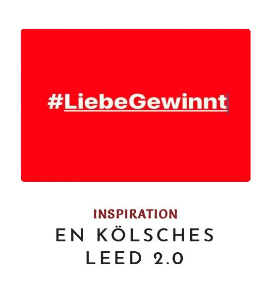 Die Liebe gewinnt! Lest rein ➡️ herzauskoeln.de/inspiration/en… #brings #liebegewinnt #herzauskoeln #enkölschesleed #kölscheliebe