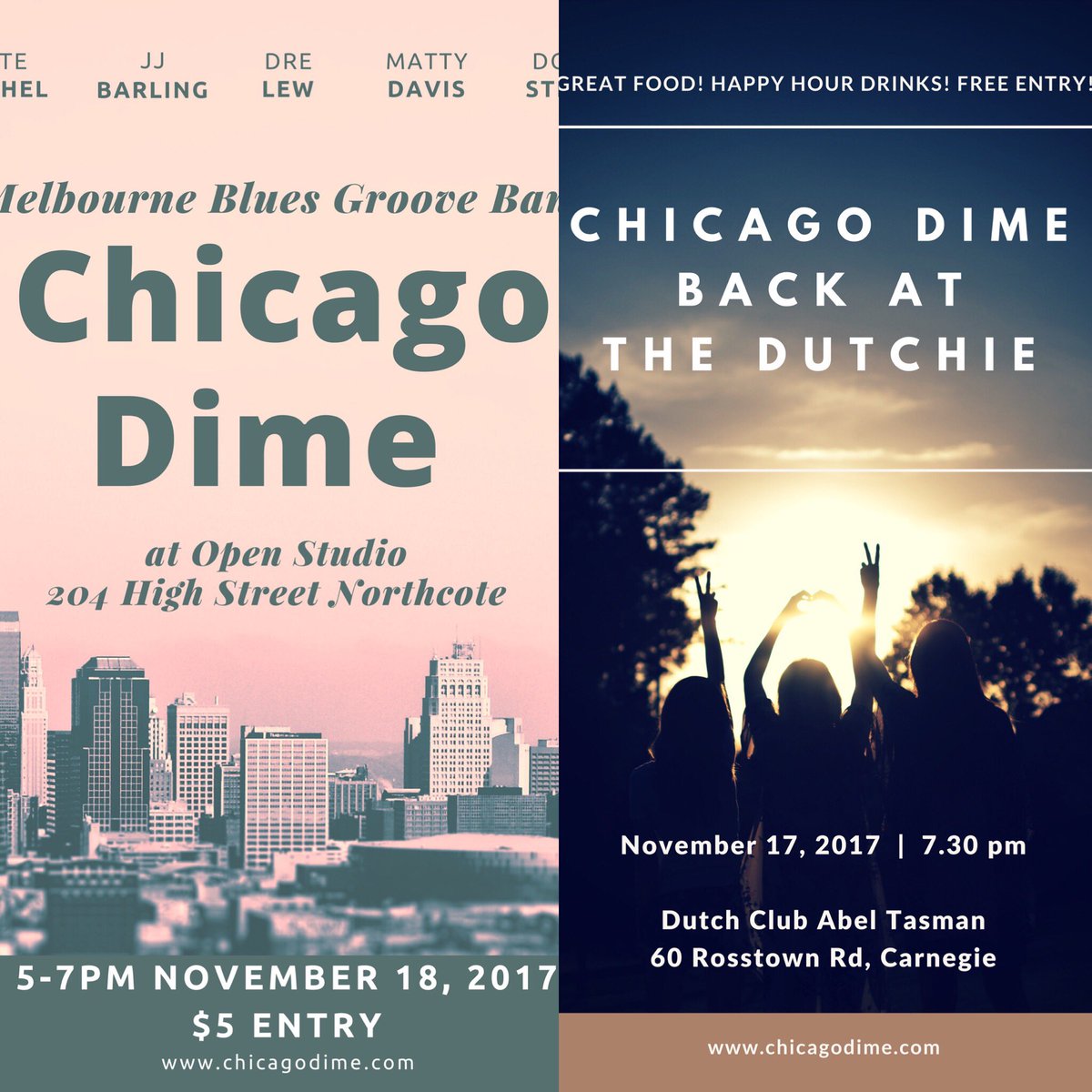 chicagodime's tweet photo. North vs South! We’ll be at #dutchclubabeltasman Fri 17th & #openstudiobar Sat 18th #melbourneblues #livemusicmelbourne https://t.co/5KAj2gWiqR