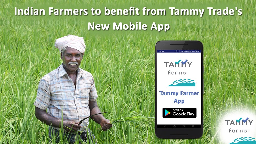 tammytrade's tweet photo. Indian Farmers to benefit from Tammy Trade’s New Mobile App - Read More - https://t.co/REcK1MfDDt #TammyFarmerApp #TammyTrade #IndianFarmers #DigitalIndia #TransformingIndia #Agriculture #FarmerApp https://t.co/MeEo49OBeN