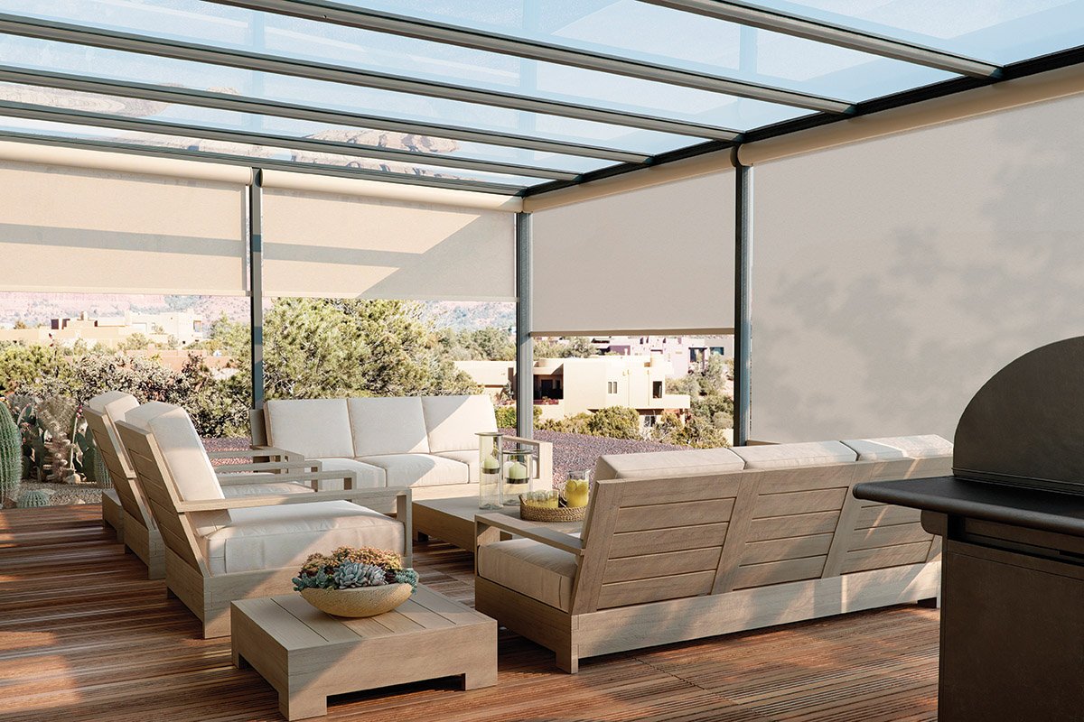 SolarWorxAZ's tweet photo. Elegant, Decent and Eye Catching #Rolling #Solar_Screens which you can buy from #SolarWorx, Call us now for estimation; (520) 208-3713. Rolling #solar #shades along with the #sun #shades at the top makes the perfect outside-sitting place. https://t.co/253inE76qb