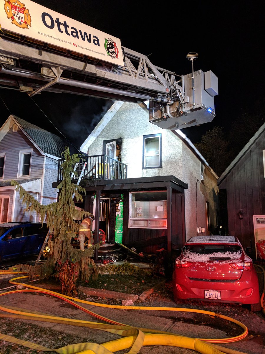 OFSFirePhoto's tweet photo. Ottawa Fire crews are on scene of a Working Fire in a single family home at 14 Gould Street. All occupants escaped safely. https://t.co/Pm0k3RPT30