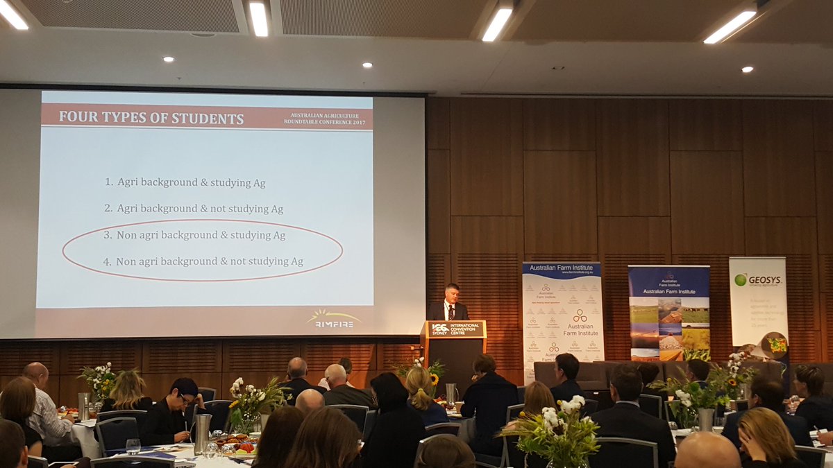 AustFarmInstitu's tweet photo. "How do we align new and emerging skill sets with the cultural identity of agriculture?"
- @mickhay1 with the take-away question re the future agricultural workforce.
#aficonf #ausag #agchat @rimfireresource https://t.co/AgKa5takzY