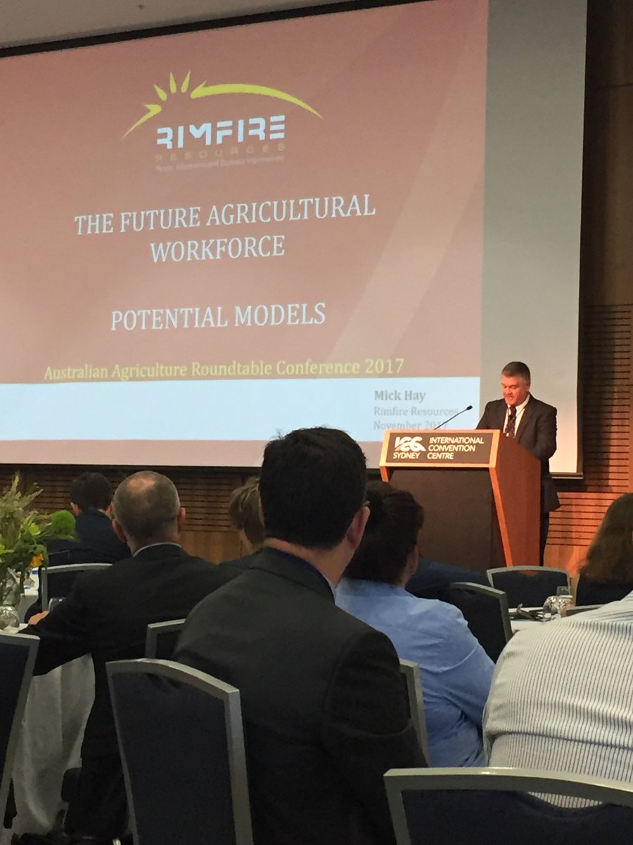 rimfireresource's tweet photo. @mickhay1 speaking on the future of #agricultural #workforce at #AFIConf #agchatoz @AustFarmInstitu #Agribusiness #AusAg #agchat https://t.co/4URKb1ajHE