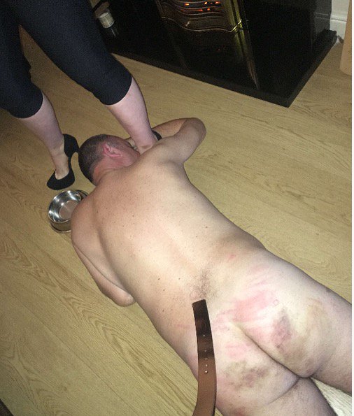 MistressLouisex's tweet photo. Little something from my session with my slave yesterday. #footworship #domination #messgeme https://t.co/d4x1KaxYcF