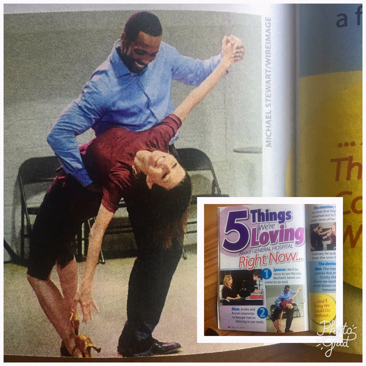 #tbt... That was pretty cool @soapsindepthabc Thanks for the ❤️️ #annadevane #andremaddox #gh #theydanced