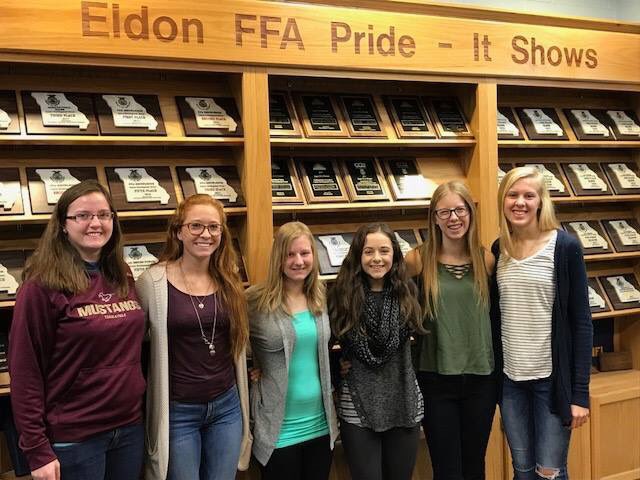 Last night these 6 ladies competed in the Central District Fall speaking contest. Trinity Crouch placed 1st in Cattleman's speaking and Alysa Neighbors placed 1st in Pork Producers, both will be competing at state. Congrats to all, we are proud of each of your accomplishments!